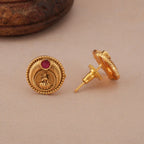Cute elegant maa lakshmi pendant set I Temple Jewellery