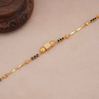 Cute gold plated mangalsutra bracelet