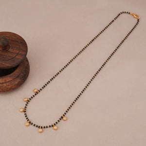 Elegant diamond ball gold plated mangalstura