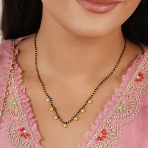 Elegant diamond ball gold plated mangalstura