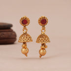 Stunning antique gold ball necklace set