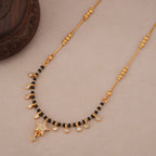 Cute diamond drop gold plated mangalsutra