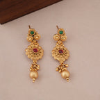 Stunning antique gold rajrani mandala necklace set