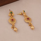 Stunning antique gold rajrani mandala necklace set