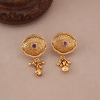 Beautiful antique gold royal bloom mangalsutra set