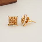 Cute elegant pearl gold plated pendant set