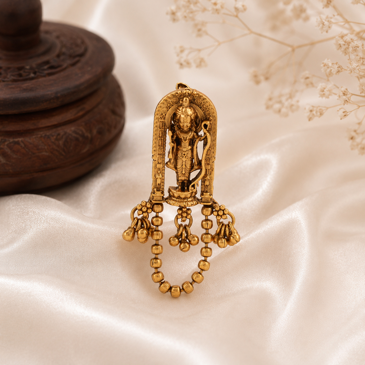 Stunning bhagwan ram lalla brooch