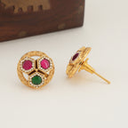 Stunning multicolor stone pendant set