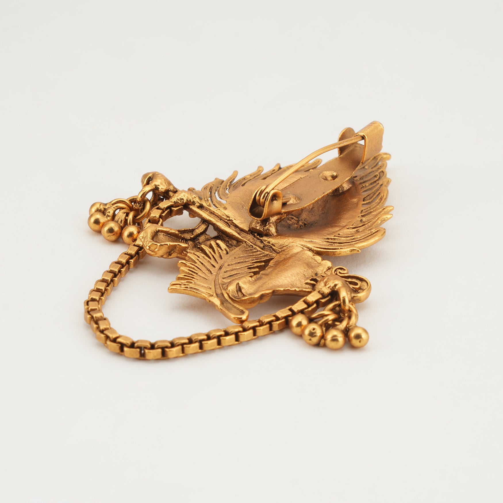 Stunning Krishna gold Brooch