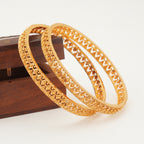 Beautiful plain sleek bangle set