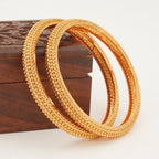 Beautiful elegant gold bangle set