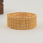 Beautiful broad plain gold Kada