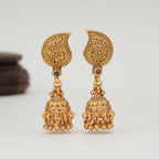 Stunning plain gold paisely layer neckalce set