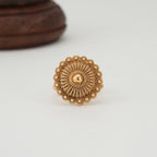 Plain gold finger ring