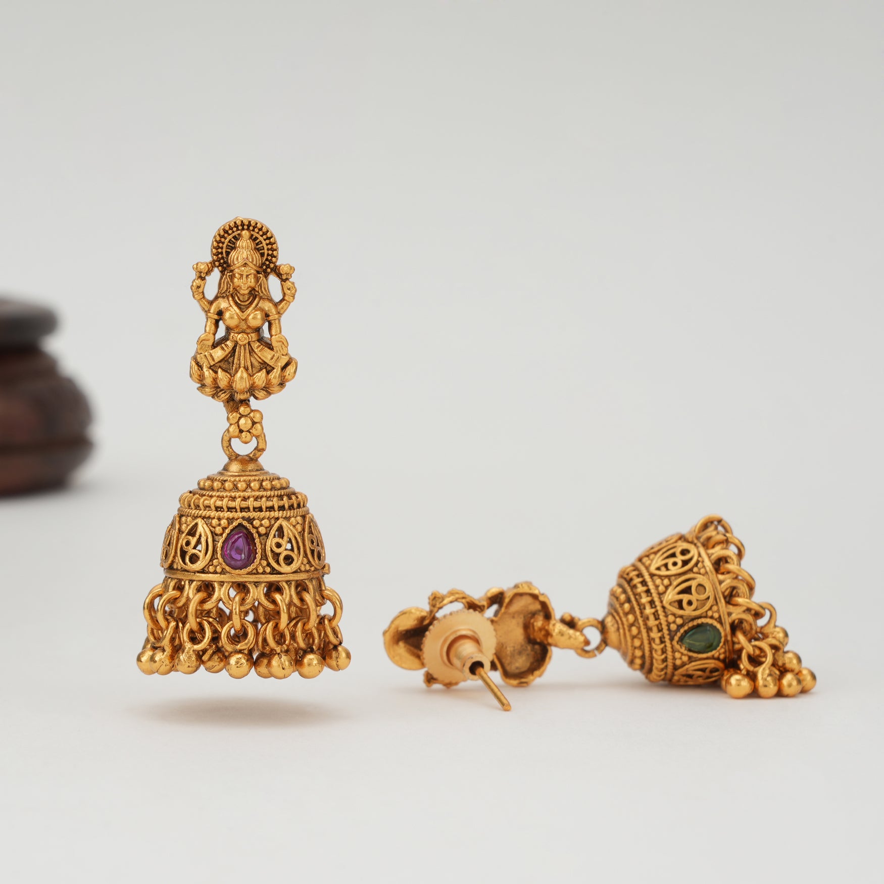 Beautiful maa lakshmi jhumka earring