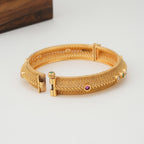 Amazing stone gold kada bangle