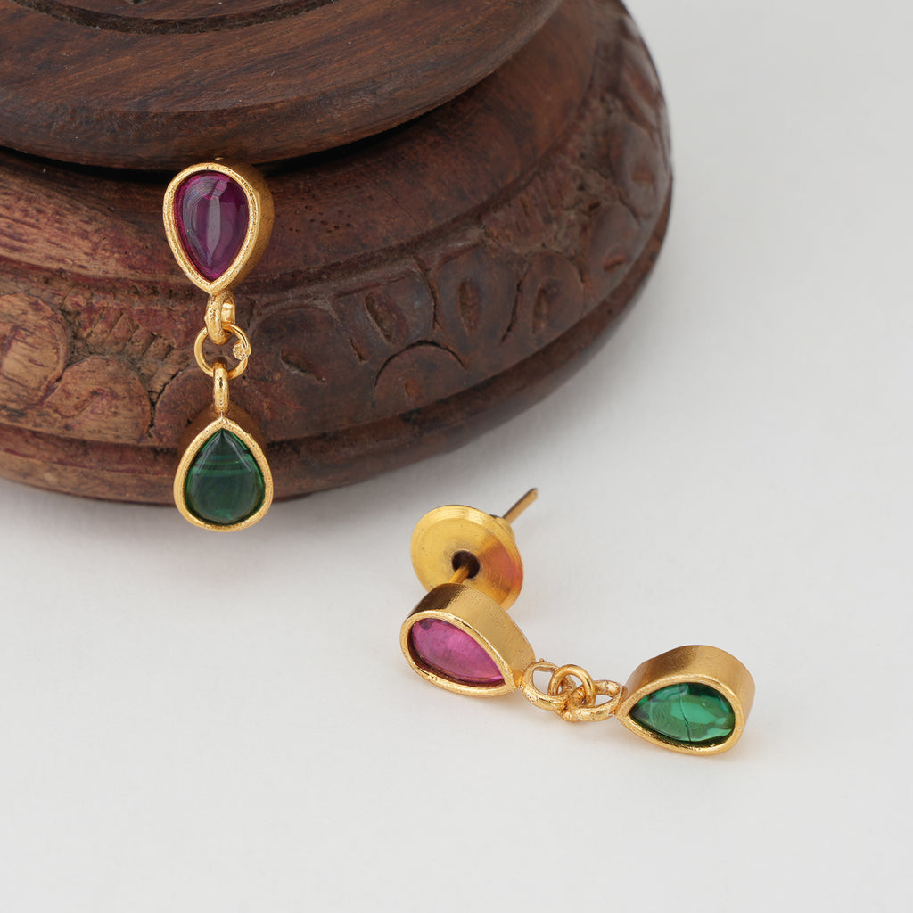 Stunning elegant chain layer kundan neckalce set