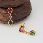 Stunning elegant chain layer kundan neckalce set