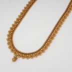 Stunning long antique gold necklace set