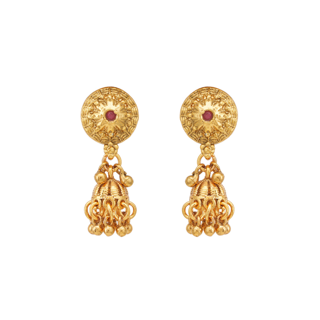 Beautiful antique gold layer necklace set
