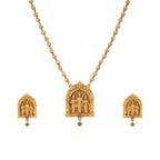 Stunning antique gold ram sita pendant set