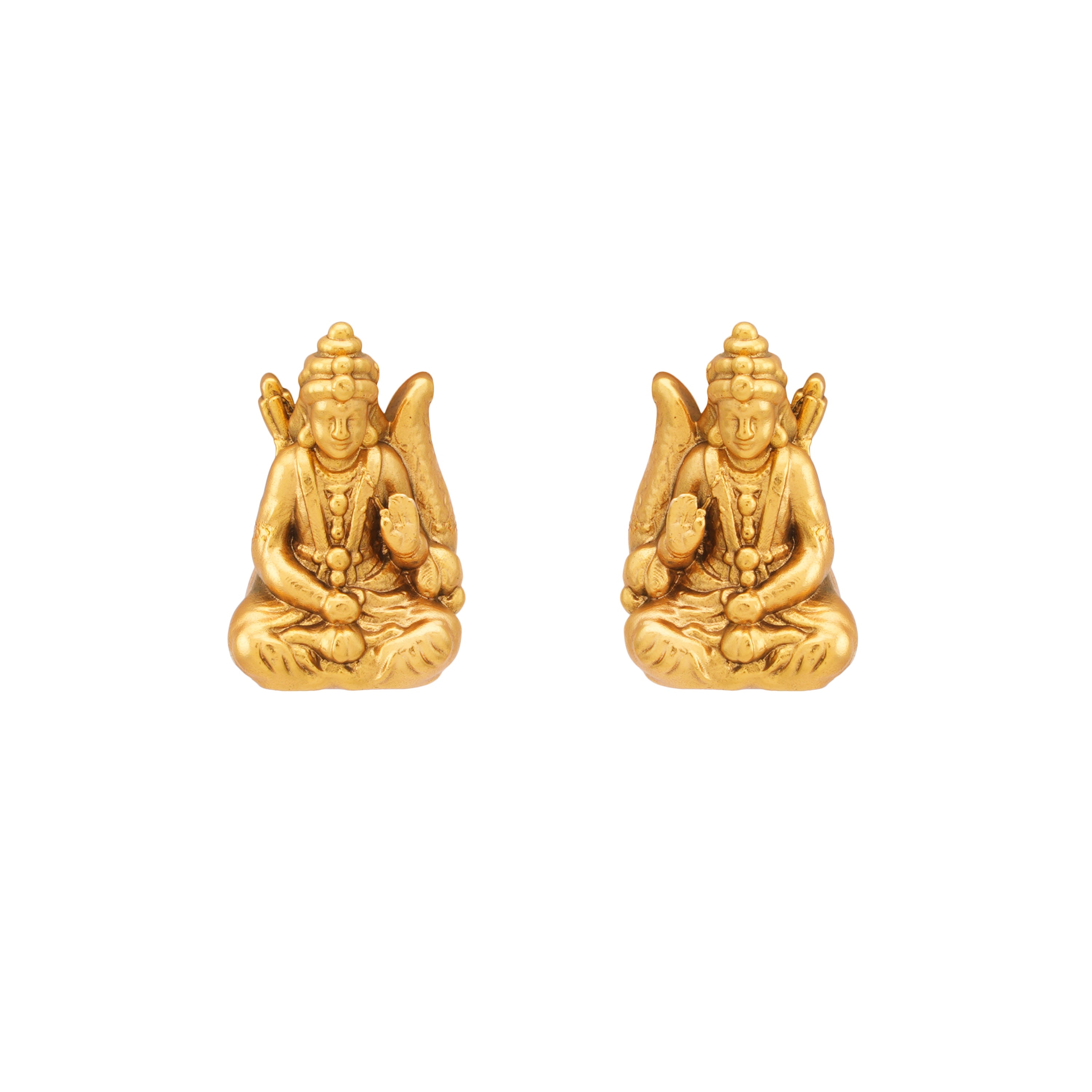 Traditional antique gold ram sita infinity mangalstura set