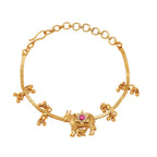 Stunning antique gold Kamdhenu Kripa Bracelet