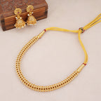 Beautiful pearl gold necklace set
