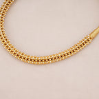 Beautiful pearl gold necklace set