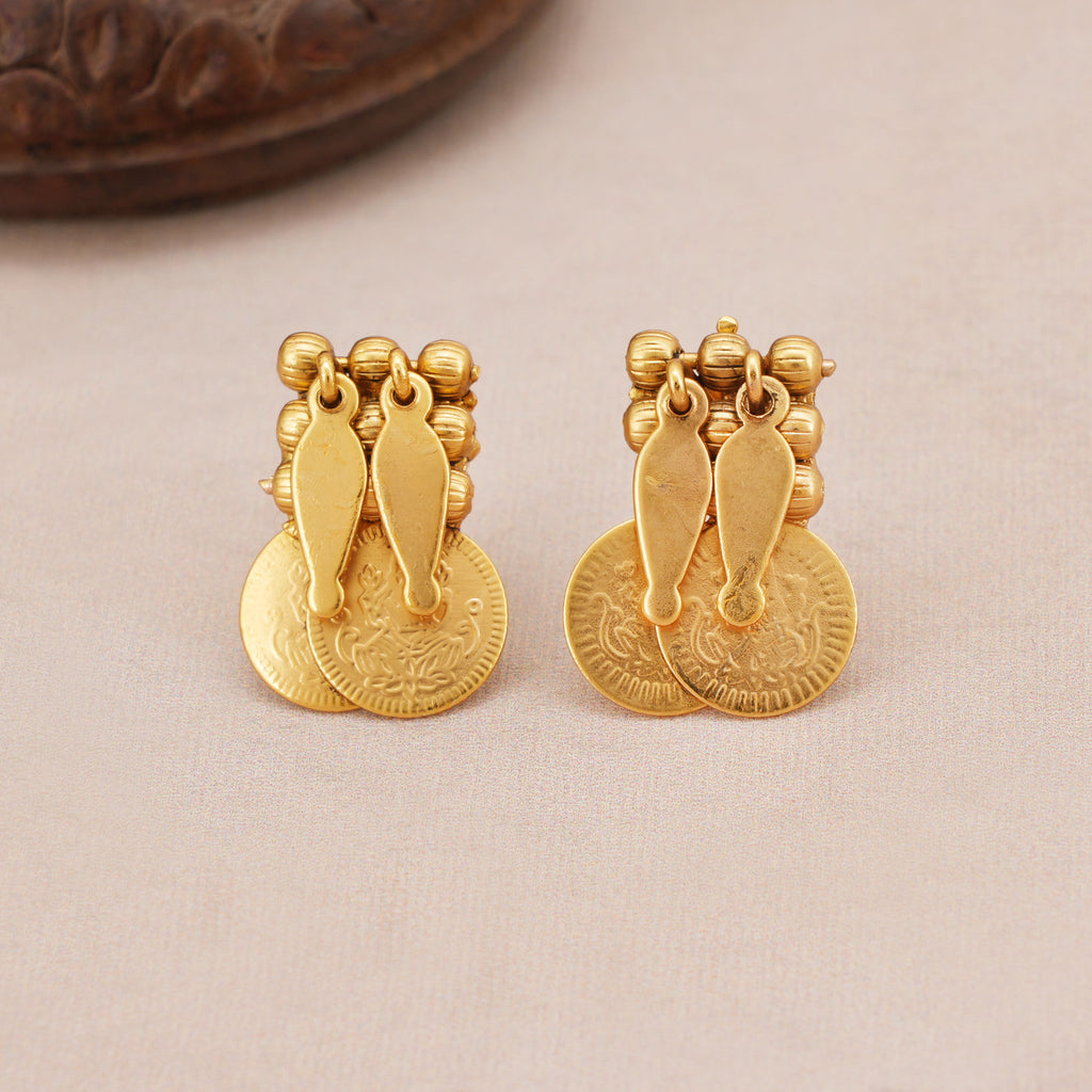 Stunning gold maa lakshmi necklace set
