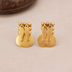 Stunning gold maa lakshmi necklace set