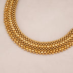 Stunning antique gold necklace set