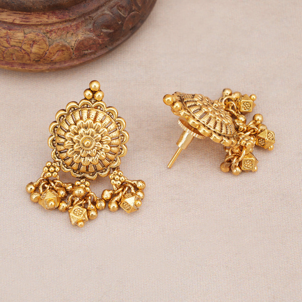 Stunning antique gold necklace set