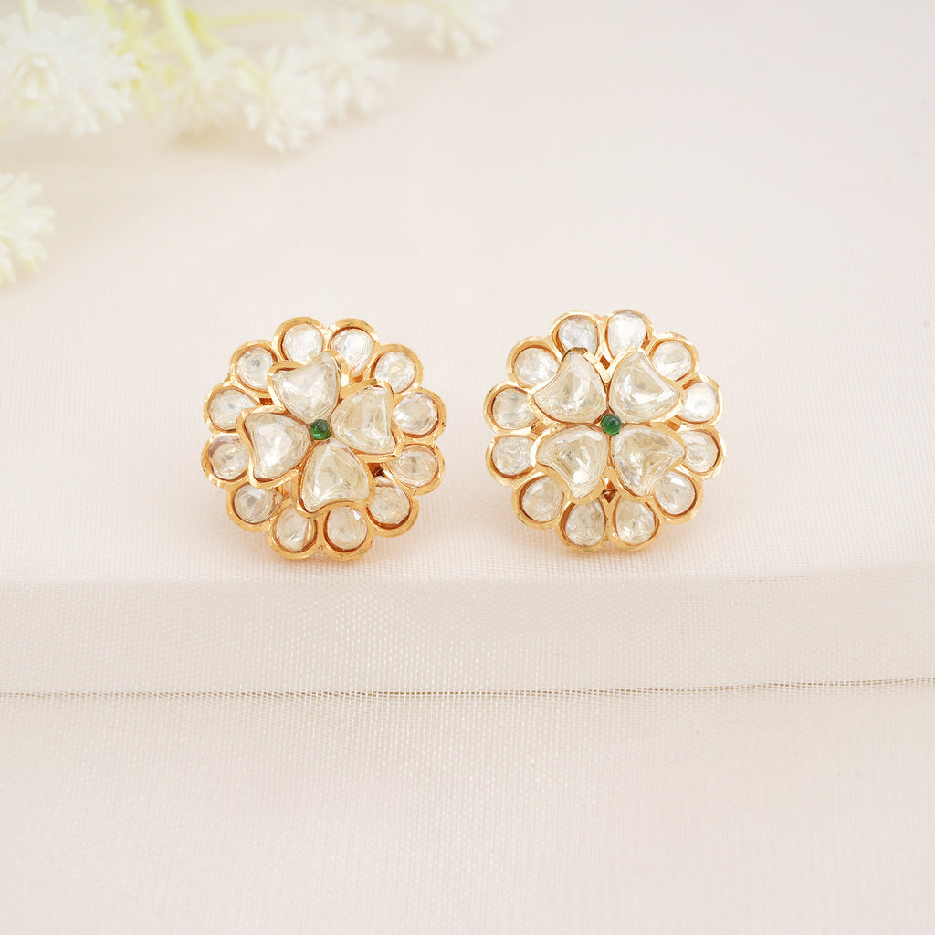 Floral Kundan Pendant Set