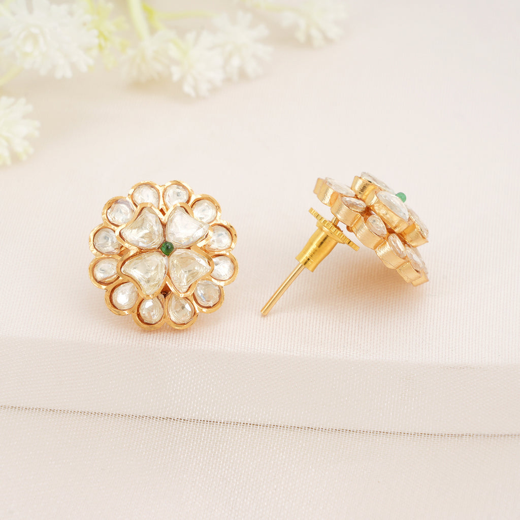 Floral Kundan Pendant Set