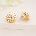 Floral Kundan Pendant Set