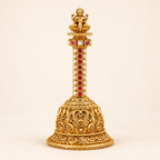Gold Lakshmi Ruby Kundan Pooja Bell