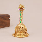 Nandi Ruby Emerald Gold Pooja Bell