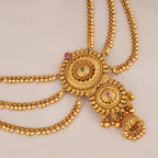 Antique Gold Beaded Hair Accessory