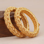 Stunning antique gold bangle set
