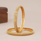 Stunning antique gold elegant bangle set
