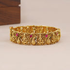Beautiful antique gold ganesh kada