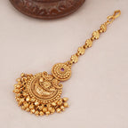 Beautiful antique gold floral maangtika