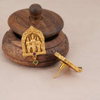 Beautiful antique gold ram sita mangalsutra set