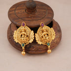 Stunning antique gold maa lakshmi mangalsutra set