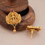 Stunning antique gold maa lakshmi mangalsutra set