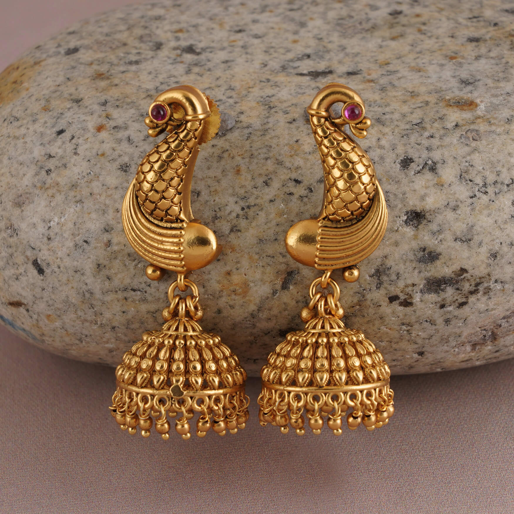 Cute antique gold royal jhumka earring Free Cod smarsjewelrys