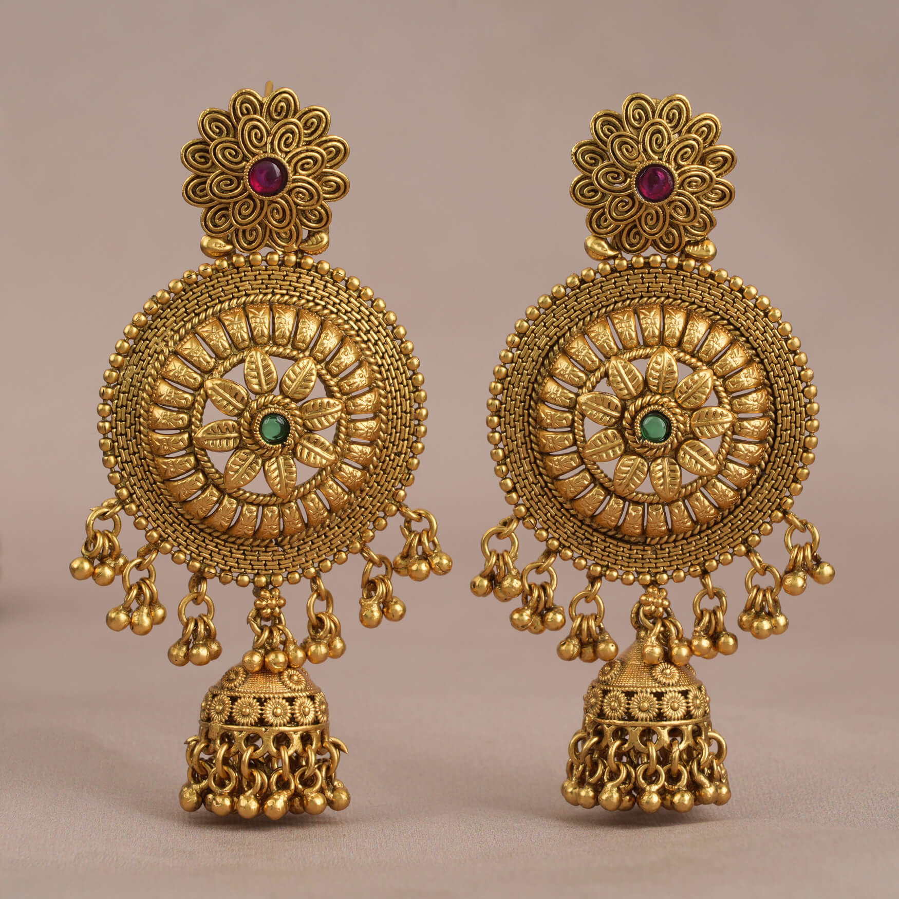 Gold Jhumka Earrings Gold Earrings Shop Near Me Antique Gold