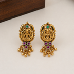 Gold Plated Long Maa Lakshmi Mangalstura Set