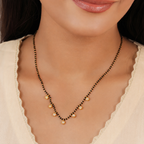 Elegant diamond ball gold plated mangalstura